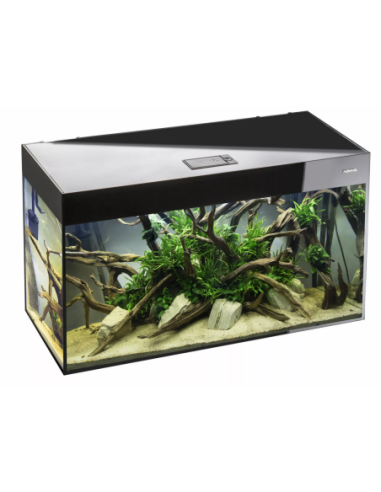 Aquael Glossy Set ST 80 D&N Nero 125L cm80x35x54h - acquariocompleto di illuminazione LED