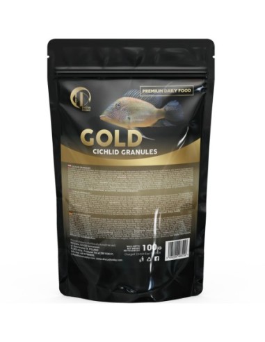 DiscusHobby Gold Cichlid Granules 250ml/100g - mangime Premium per Ciclidi carnivori