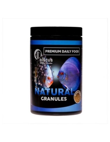 DiscusHobby Natural Granules 400ml/200g - mangime base Premium per tutti i pesci tropicali