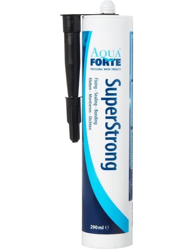 AquaForte Super Strong Fix 290ml colore nero - collante super forte per raccordi