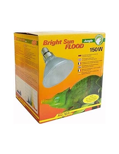 Lucky Reptile Bright Sun FLOOD Jungle 150w attacco E27 - lampada diurna per rettili