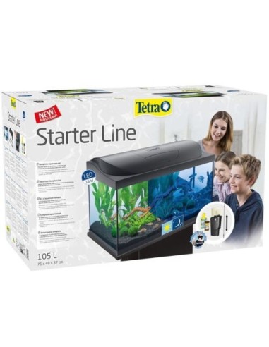 Tetra Starter Line LED 105L cm76x37x48h - acquario completo per un rapido avvio