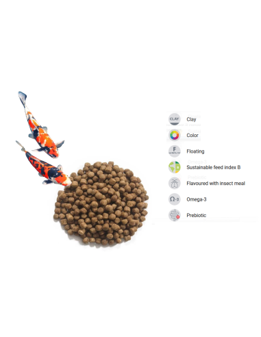 Alltech Coppens Orange 6.0mm sacco da 15kg - pellet galleggianti per la colorazione delle carpe Koi