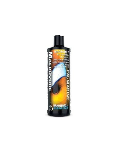 Brightwell Aquatics Macrovore 125ml - alimento in sospensione per LPS, anemoni e pesci planktivori