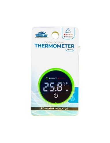 Whimar TR003 - Termometro Digitale Esterno con Display LCD e Allarme Temperatura