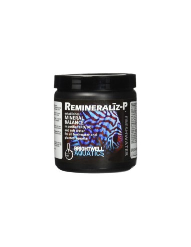 Brightwell Aquatics Remineraliz-P 250gr - ristabilisce l' equilibrio di minerali in acquari d' acqua dolce tenera o osmotica