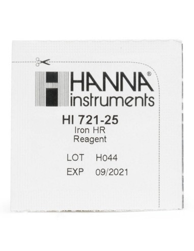 Hanna Instrument Hi-721-250 Reagenti Ferro per Fotometro Modello HI-721 - 25 Reagenti