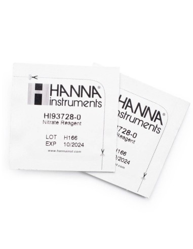 Hanna Instrument Hi93728-01 Reagenti Nitrati per Fotometro Modello HI-96728 - 25 Reagenti