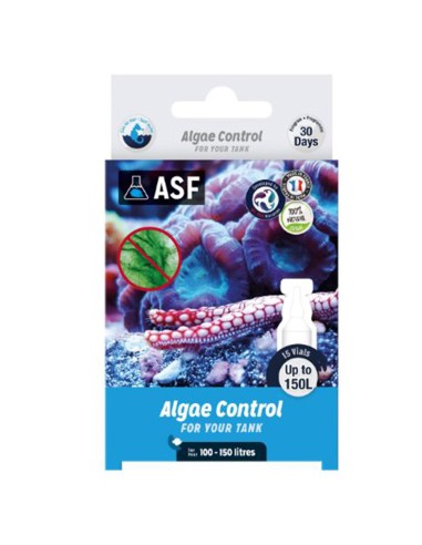 Aquarium Systems Algae Control for Your Tank Marine Water 15 fiale per 150 litri