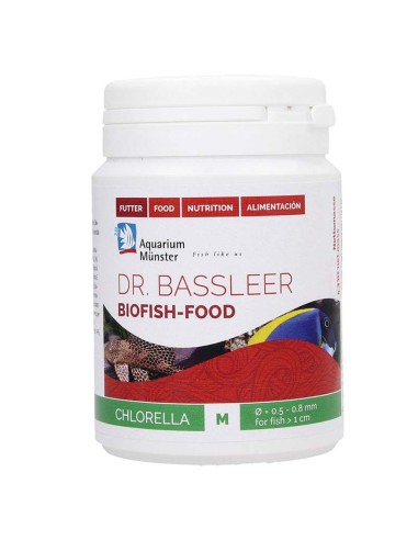 Aquarium Munster Dr.Bassleer Biofish Food Chlorella M Granulometria 0.5-0.8mm 100ml/60gr