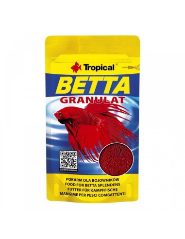 Tropical Betta Granulat Sacchetto 10gr mangime di base granulato per pesci combattenti