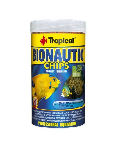 Tropical Bionautic Chips - Mangime Base per Pesci Marini di taglia medio-grande