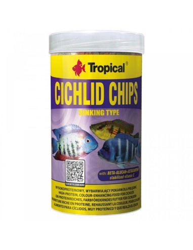 Tropical Cichlid Chips - mangime per ciclidi per intensificare i colori