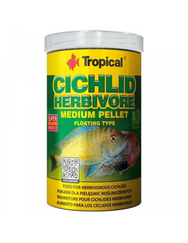 Tropical Cichlid Herbivore Medium Pellet