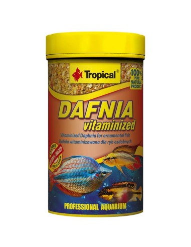 Tropical Dafnia Vitaminizzata 100ml/16gr - pulci di acqua liofilizzate e arricchite con vitamine