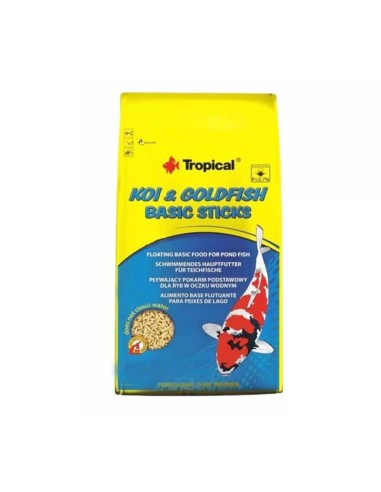 Tropical Koi Gold Fish Basic Sticks - stick galleggianti per pesci da laghetto