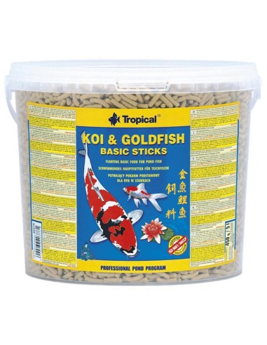 Tropical Koi Gold Fish Basic Sticks - stick galleggianti per pesci da laghetto