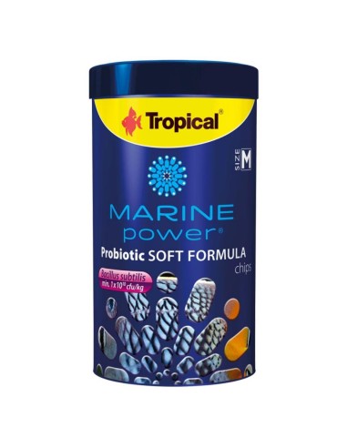 Tropical Marine Power Probiotic Soft Formula M 100ml/52g - mangime base in granuli morbidi per tutti i pesci marini