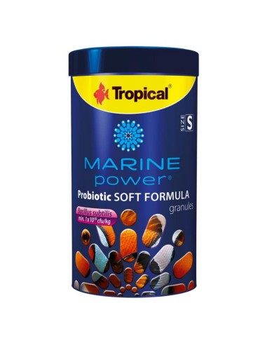 Tropical Marine Power Probiotic Soft Formula S 100ml/60g - mangime base in granuli morbidi per tutti i pesci marini