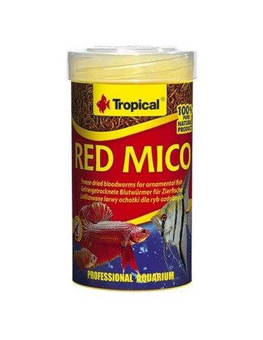 Tropical Red Mico 100ml - Larve di Chironomus liofilizzate