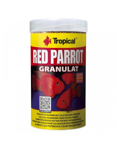 Tropical Red Parrot Granulat - mangime in granuli arricchito astaxantina per red parrot