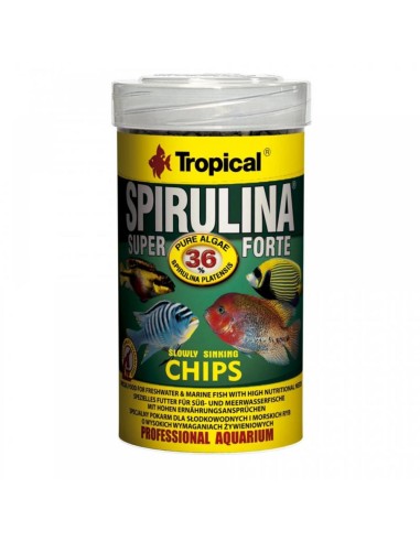 Tropical Spirulina Super Forte 36% Chips 100ml - Alto Contenuto di Spirulina Platensis