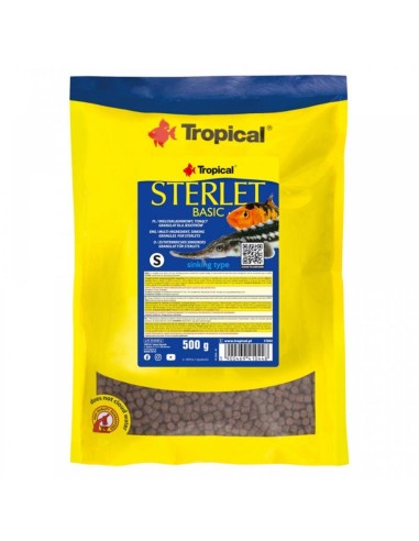 Tropical Sterlet Basic size S busta da 1L/500gr - mangime base per Storioni