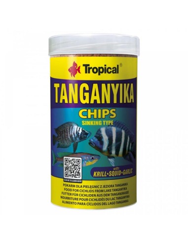 Tropical Tanganyika Chips - speciali chip affondanti multi-ingrediente per grandi Ciclidi del lago Tanganica