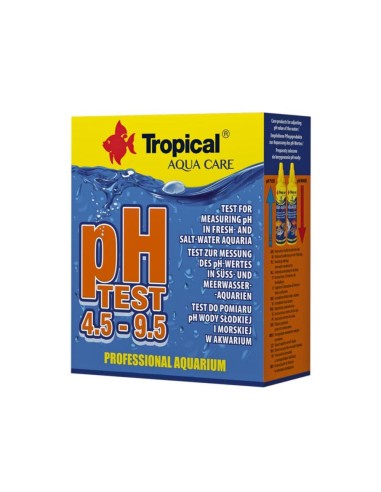 Tropical Test pH 4.5-9.5 - ( per Acqua Dolce e Marina) 200 Misurazioni