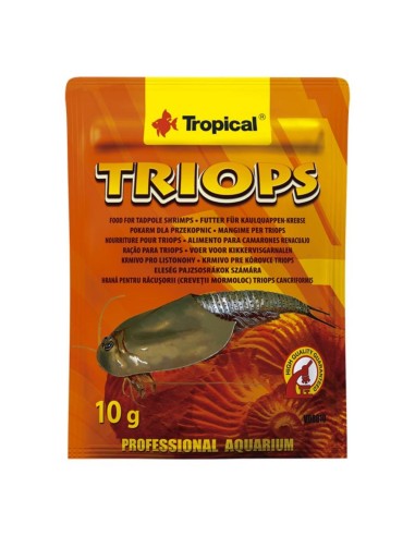 Tropical Triops doypack 10gr - mangime in granuli affondanti per Triops