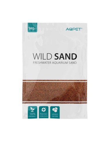 AqPet Wild Sand 1mm 5kg - sabbia naturale per acqua dolce