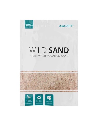 AqPet Wild Sand 1mm 5kg - sabbia naturale per acqua dolce