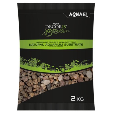 Aquael Natural Multicolored Gravel 5-10mm - Ghiaietto Colorato