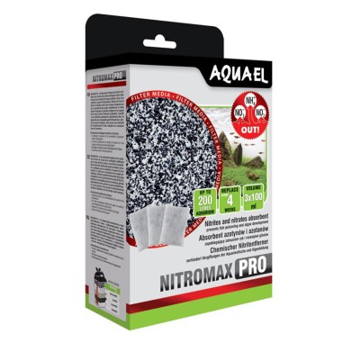 Aquael NitroMax Pro 3 x 100ml Resina per L'eliminazione dei Nitriti e Nitrati