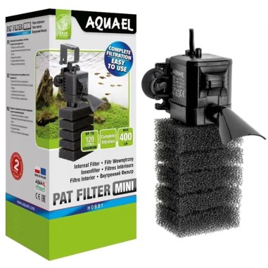 Aquael PAT Mini Filter 400 - minifiltro interno per acquari con Caridine