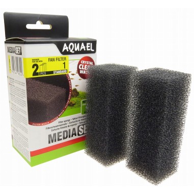 Aquael Ricambio spugna Filtrante per Fan Filter 1 Plus - 2pz