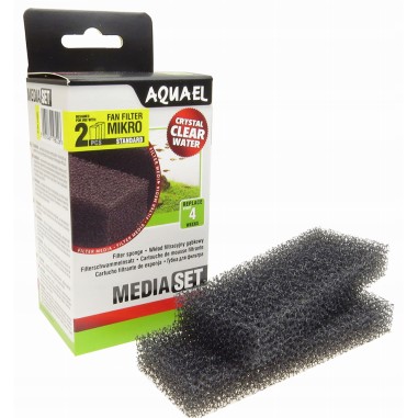 Aquael Ricambio spugna Filtrante per Fan Filter Mikro Plus - 2pz