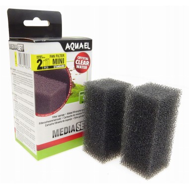 Aquael Ricambio spugna Filtrante per Fan Filter Mini Plus - 2pz