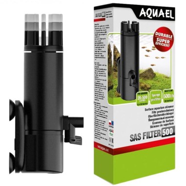 Aquael SAS Filter 500 - Skimmer di superficie 500 L/h