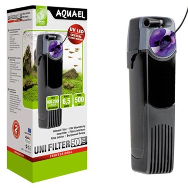 Aquael Uni Filter UV - Filtro Interno Completo di Lampada UV