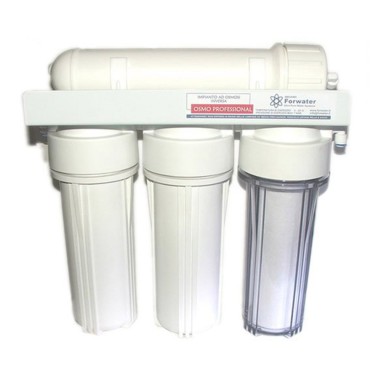 Forwater OsmoPure 3100C - 100 GPD ( Impianto Osmosi a Bicchieri Trasparenti 4 Stadi)