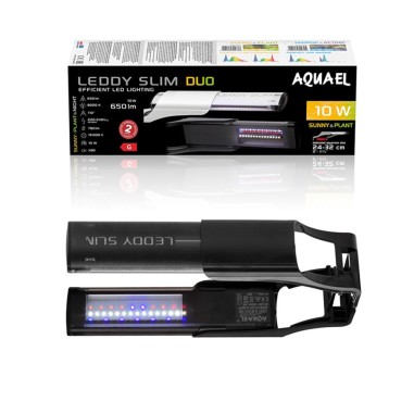 Aquael Leddy Slim DUO Sunny & Plant 10W - plafoniera LED per acqua dolce