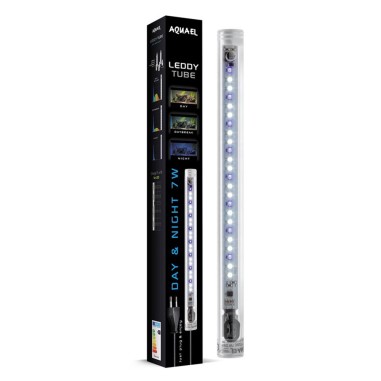 Aquael Leddy Tube Day&Night Sunny 7W 27,5-57,5cm - neon a LED per acqua dolce