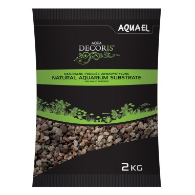 Aquael Natural Multicolored Gravel 3-5mm - Ghiaietto Colorato