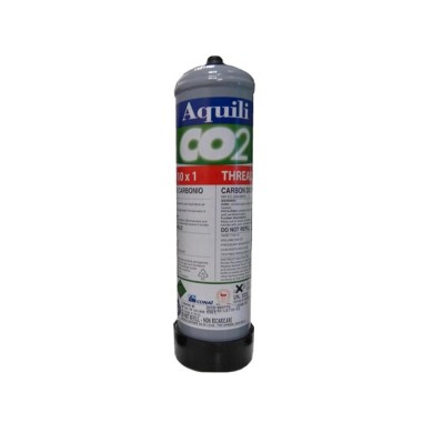 Aquili Bombola Co2 600gr non Ricaricabile passo universale 10x1mm