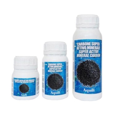 Aquili Carbone Super Attivo Minerale - Carbone Granulare per Acqua Dolce e Marina