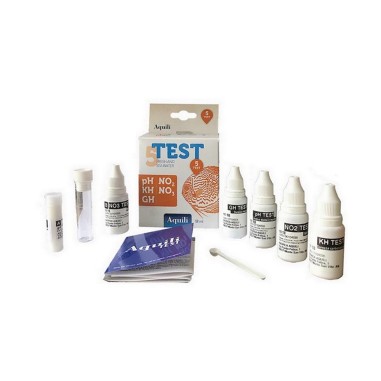 Aquili Test Colorimetrico 5in1 - PH–GH–KH–NO2–NO3