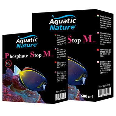 Aquatic Nature Phosphat Stop M 600ml - Assorbe Rapidamente i fosfati in Acqua Marina