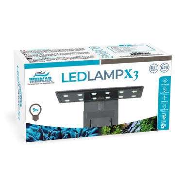 Whimar LED Lamp X3 - Mini Plafoniera ad alta efficienza per nano acquari