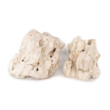 Whimar White Holestone Rock 1kg - roccia calcarea per acqua dolce e marina